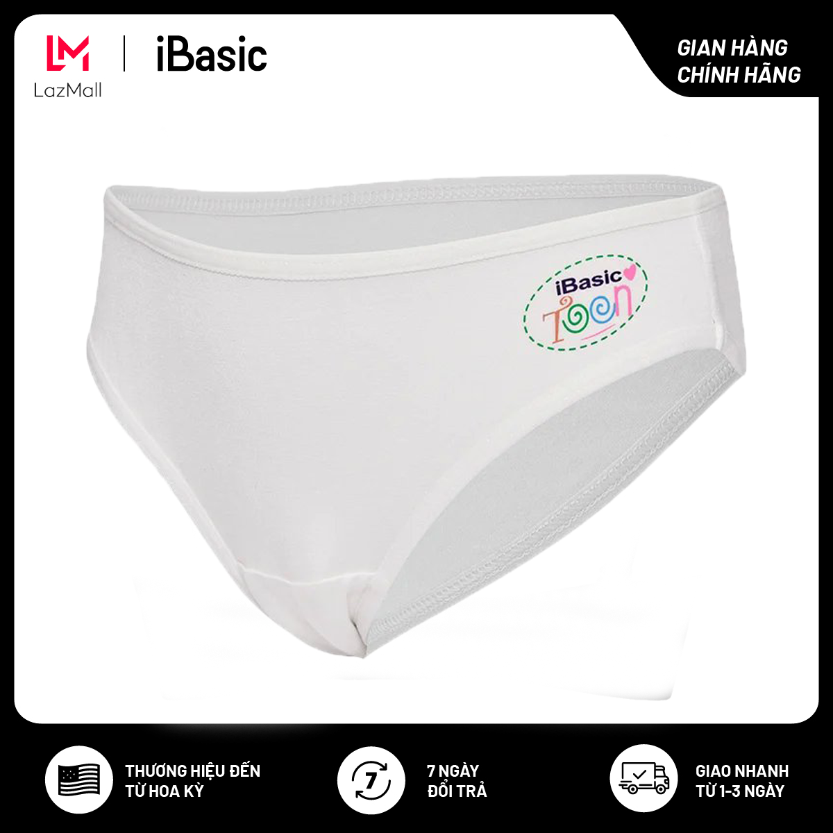 Quần lót hipster học sinh iBasic V115