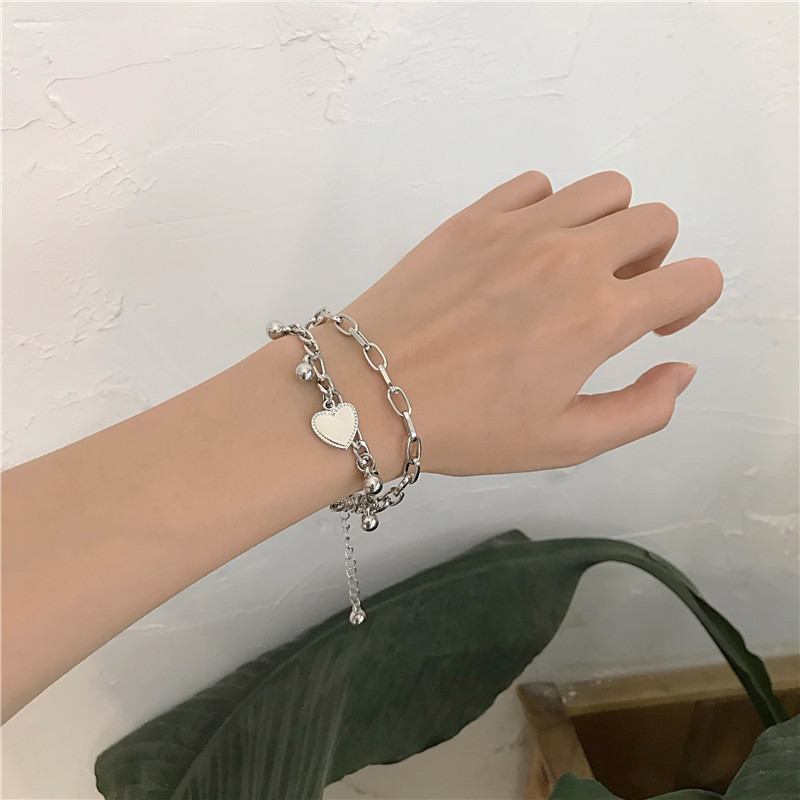 Retro%2018K%20Gold%20Metal%20Plated%20Titanium%20Steel%20Double%20Heart%20Bracelets%20Hypoallergenic%20Fashion%20Jewelry%20Accessories%20Gifts%20for%20Gf%20-%20Image%203