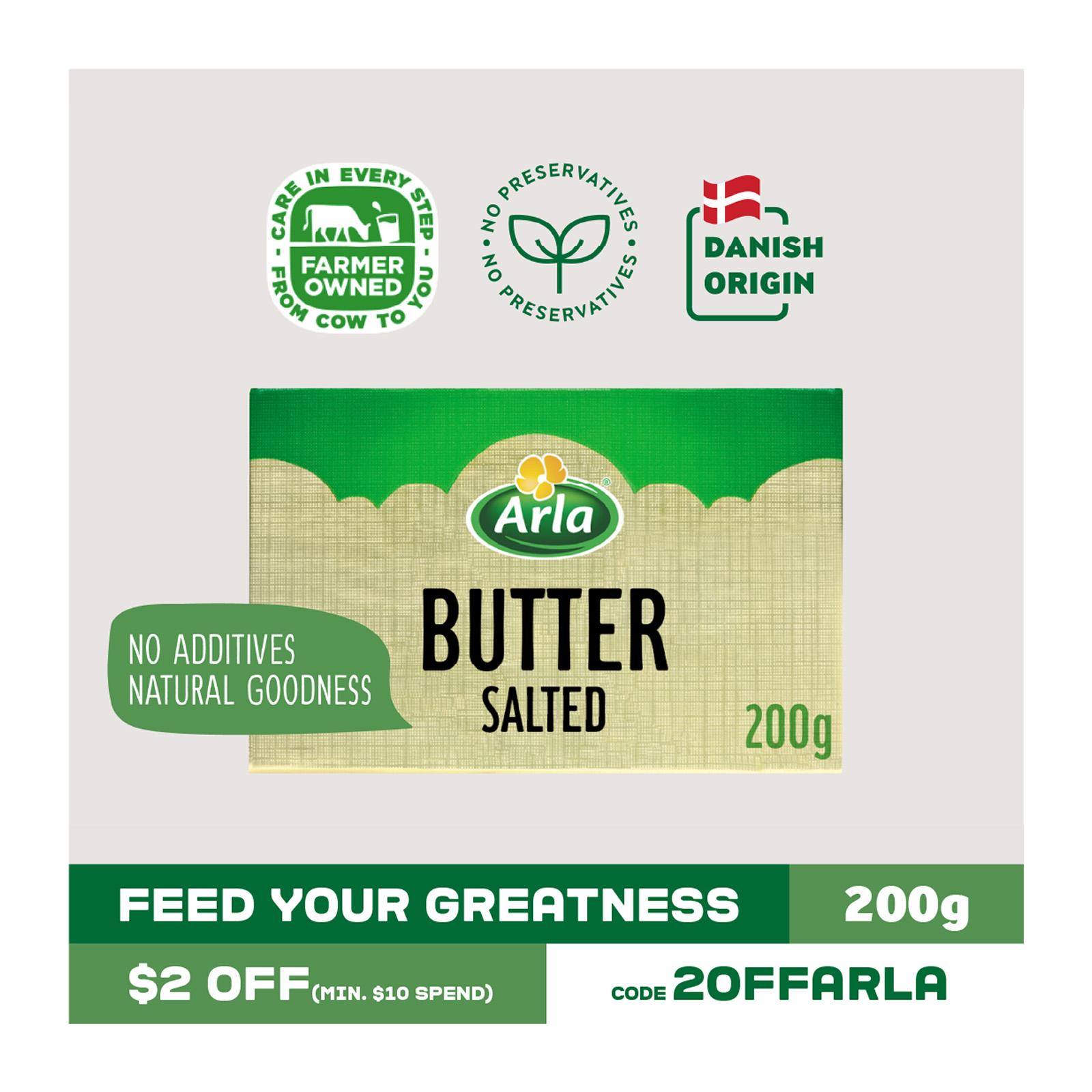 Arla Butter Block in Foil Salted 200g Lazada Singapore