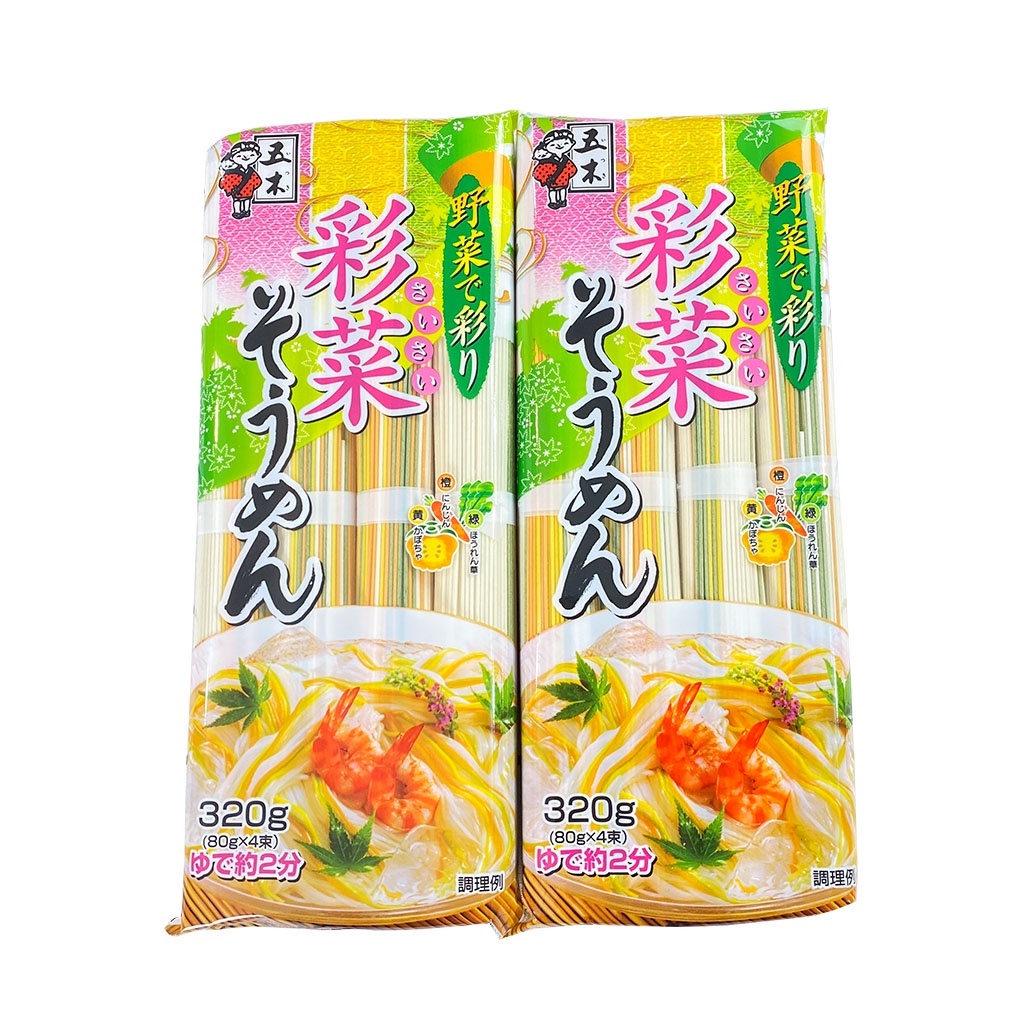 Mì somen rau củ Itsuki 320g Nhật Bản [Date T4/2026]