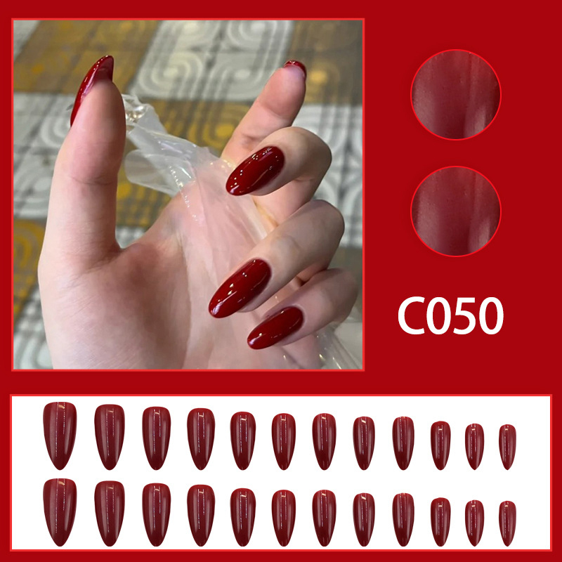 24Pcs%20Solid%20Color%20Press%20On%20Nails%20Gel%20On%20Painted%20Reusable%20Tips%20Fast%20Wearable%20DUJU%20-%20Image%202