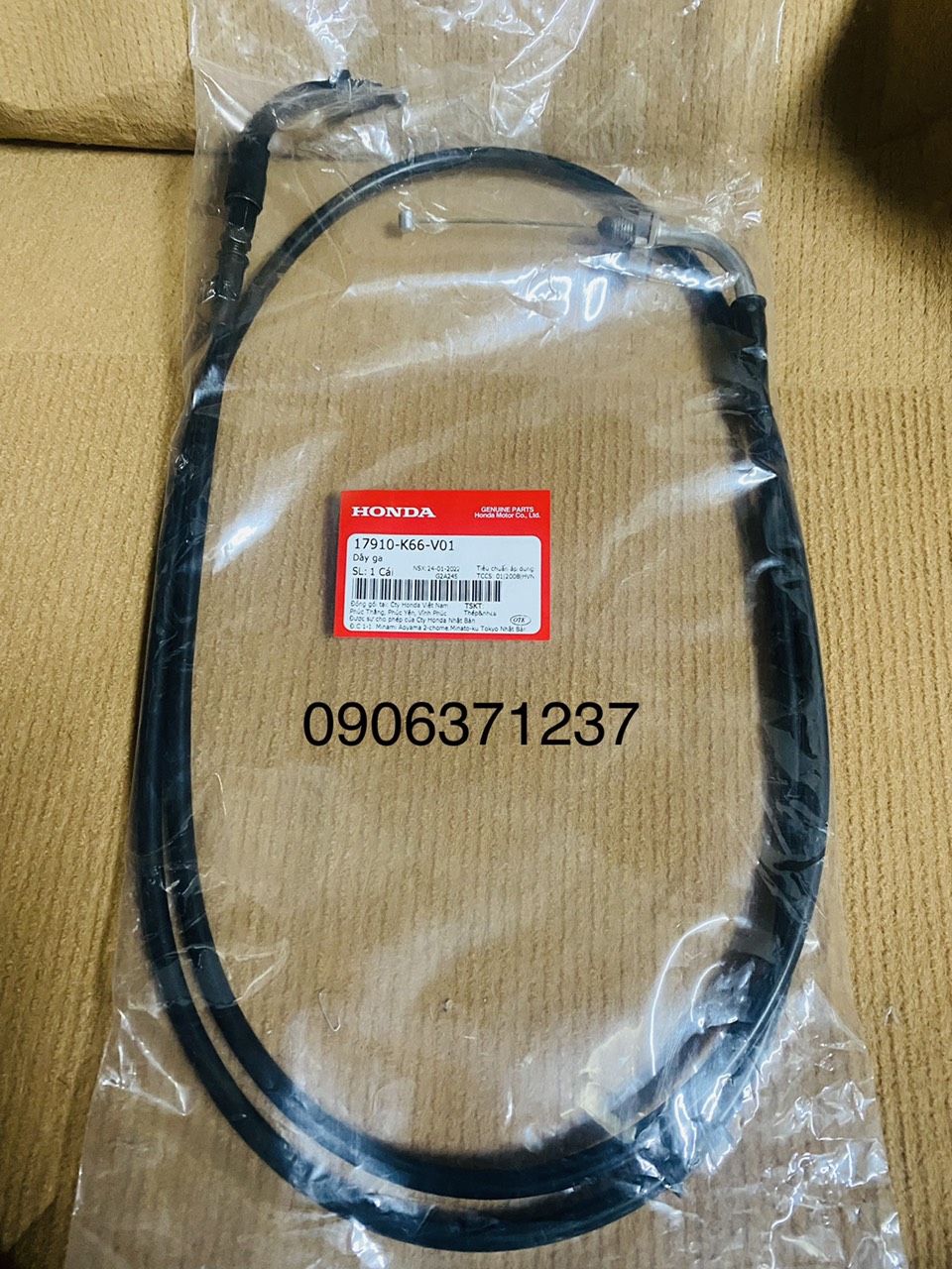 Dây ga A và B xe Air Blade 2016 trở lên Zin