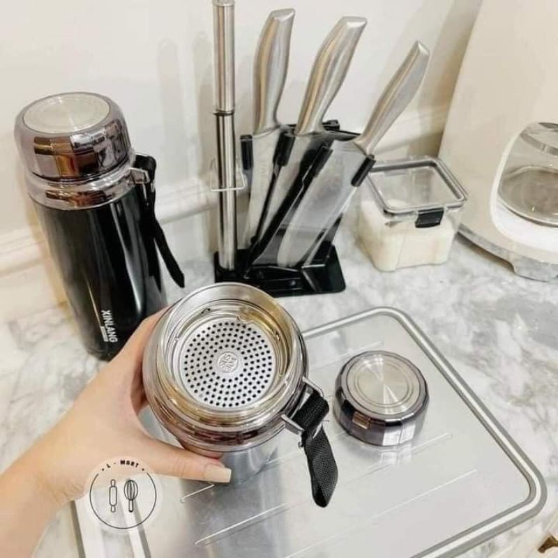 Bình giữ nhiệt nắp kim cương 1500ml