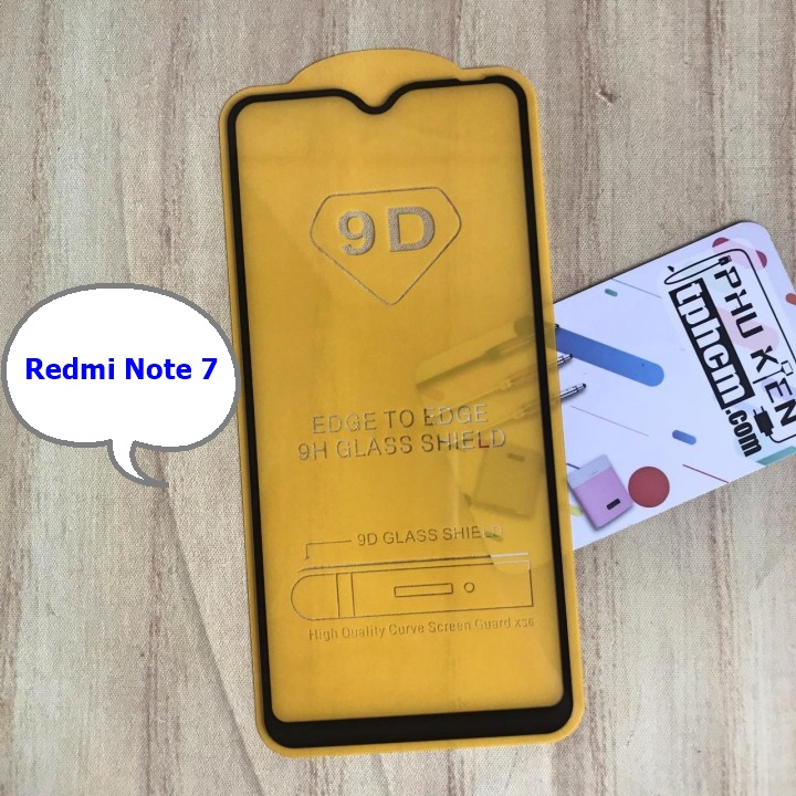Dán cường lực Full màn hình Full keo Xiaomi Redmi Note 7 - Note 7 Pro