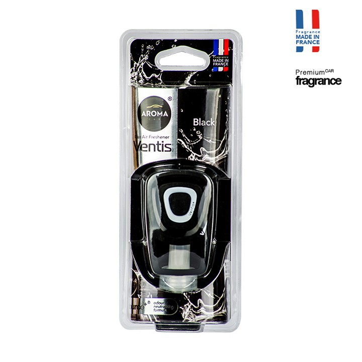 [HCM]Nước hoa Kẹp cửa gió - Aroma Car Ventis 8ml - Black (mạnh mẽ)
