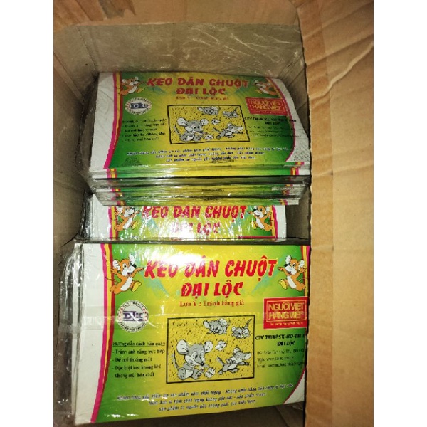 5 miếng keo dính chuột sẳn mồi,keo dán chuột