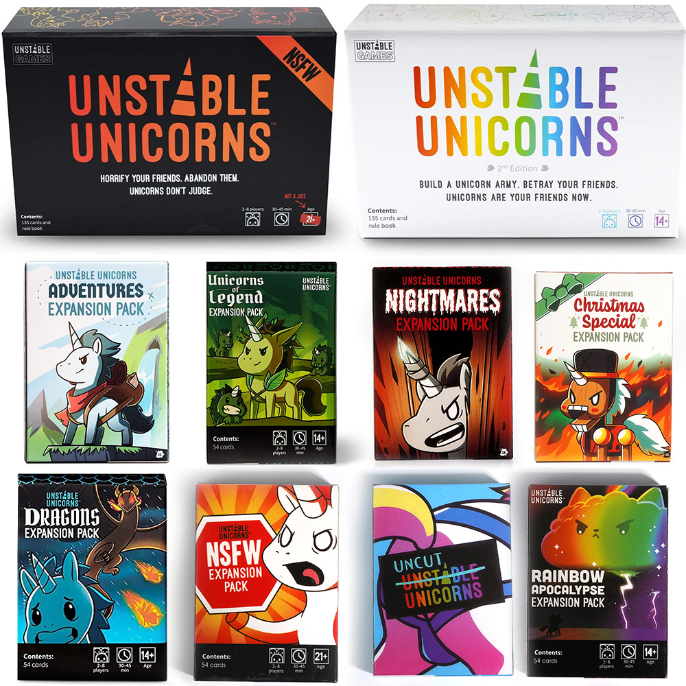 Unstable Unicorns Board English Family Party Expansion Basic Version Of Classic Board Games.