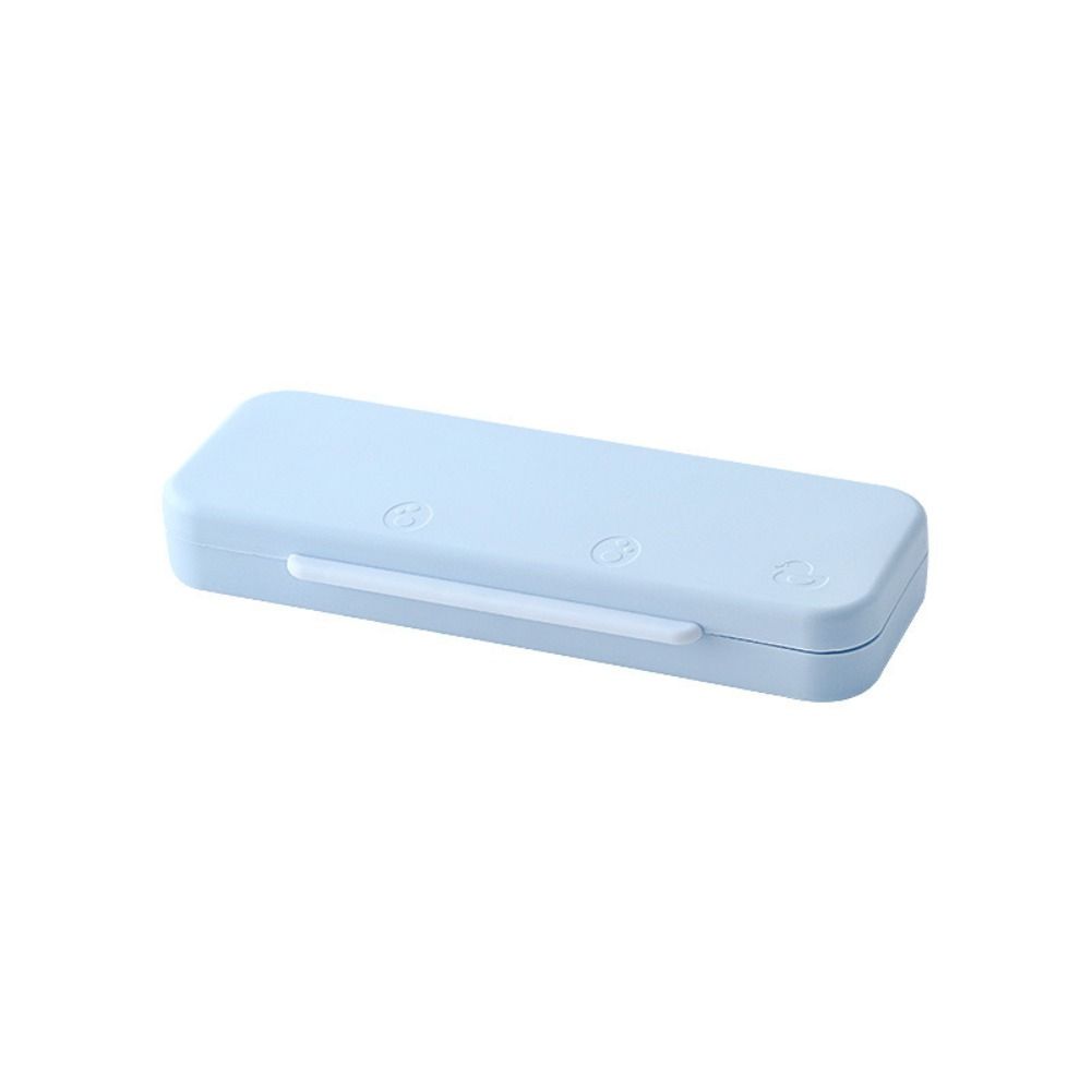MMLUCK Simple Children Student Stationery Multifunctional Korean Style Large Capacity Pencil Case Box Double Layer Pen Case Desktop Storage Box Stationery Organizer