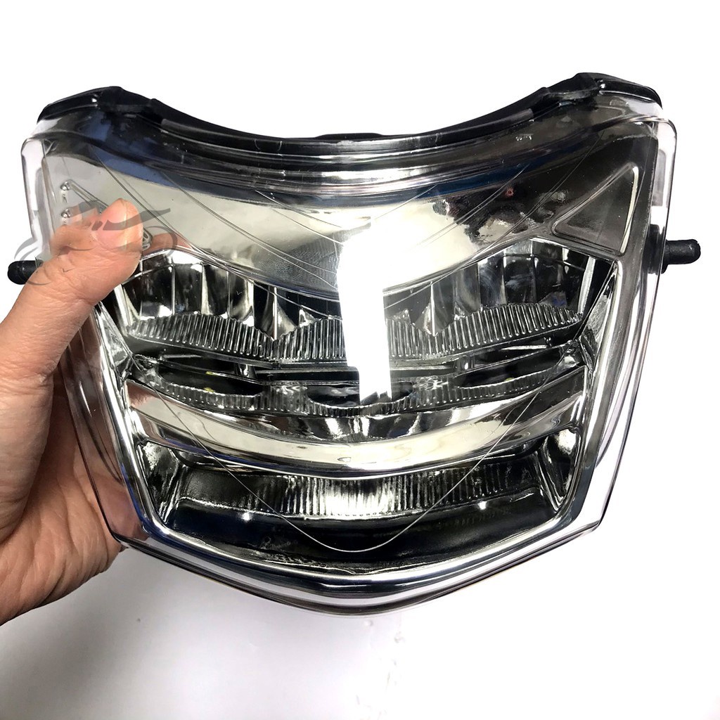 Đèn Pha led 2 tầng gắn Wave Alpha 2012-2022 MÀU XANH