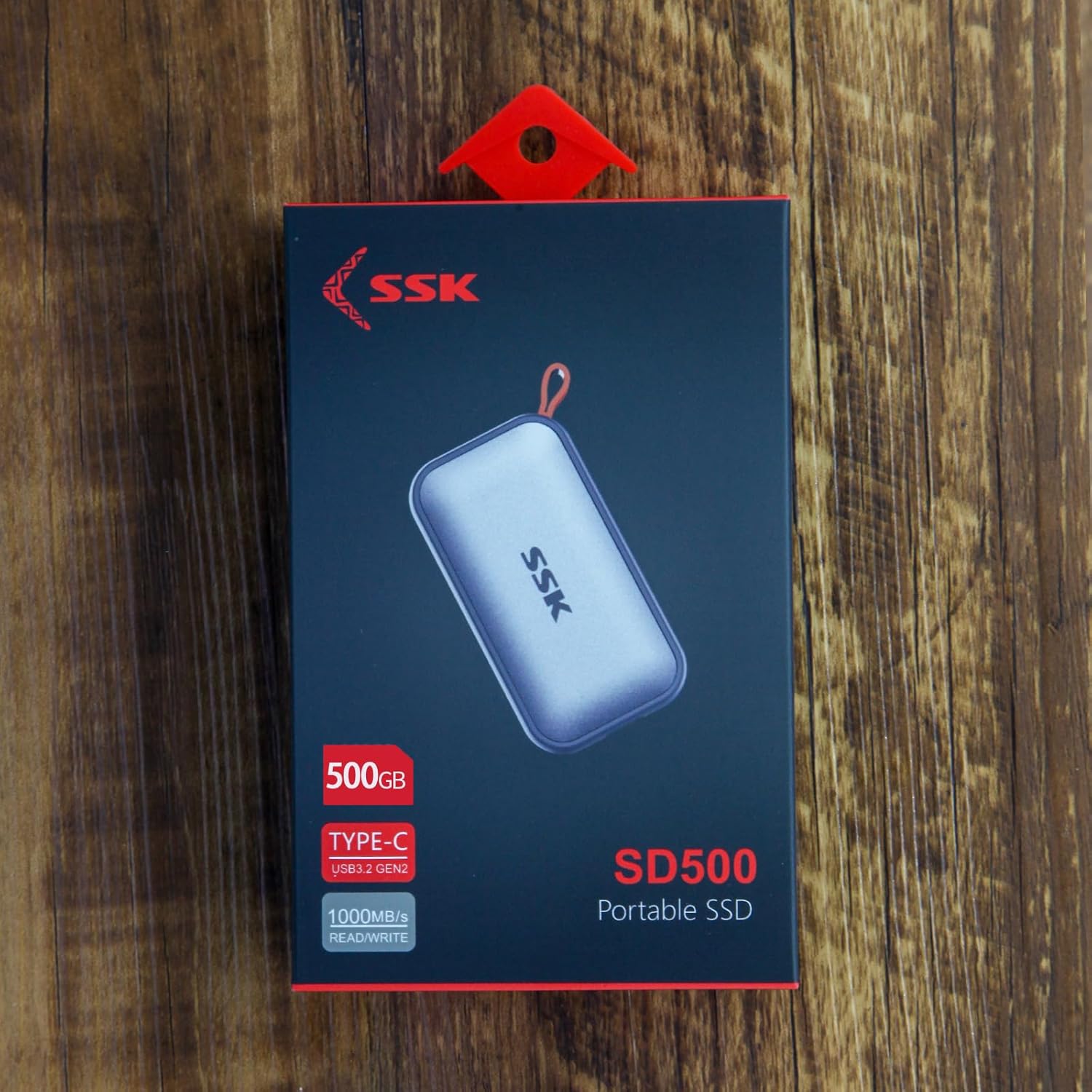 Portable SSD 500GB - 1050MB/s USB C External Storage for Quick File Transfers. 