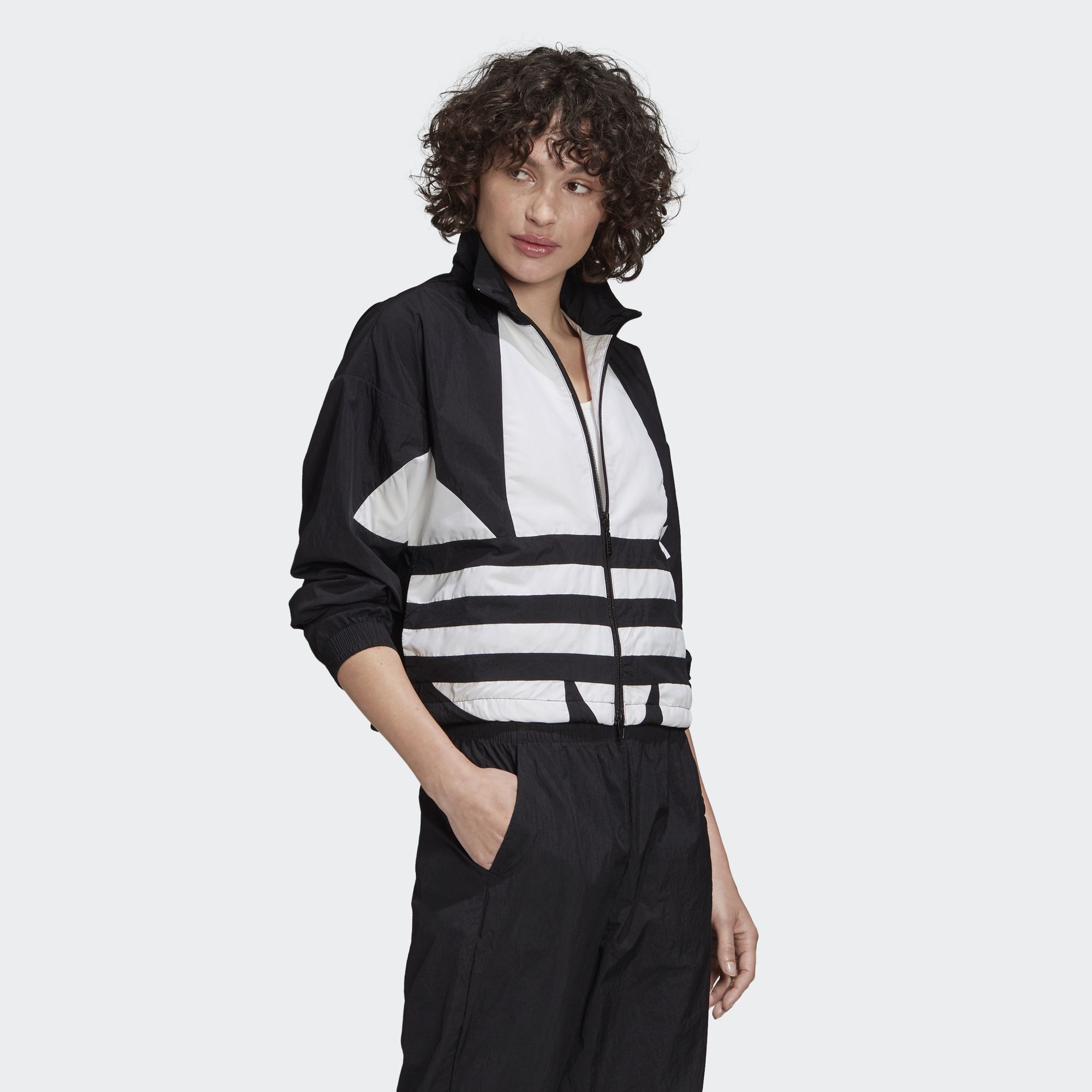 adidas logo track jacket