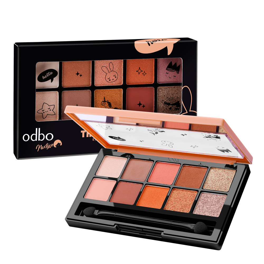 Phấn Mắt Odbo Nextgen The Runways Eyeshadow Palette 10 Ô OD231