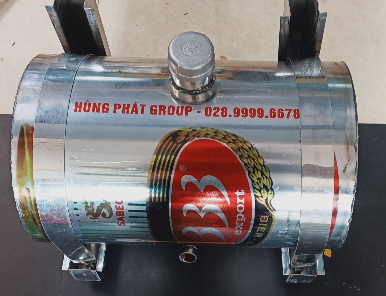 [XE TẢI ] Bình Nước Inox Xe Tải , bình nước rửa tay xe tải 20L/30L/40L/50L/60L/... [PHỤ KIỆN XE Ô TÔ, XE HƠI ]