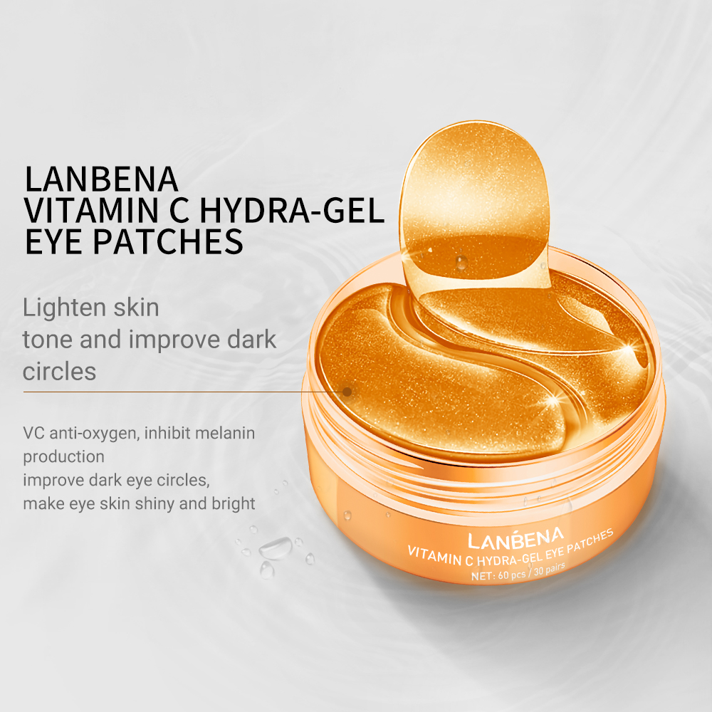 LANBENA Vitamin C Eye Mask Eye Patches For Eye Bags Reduce 
