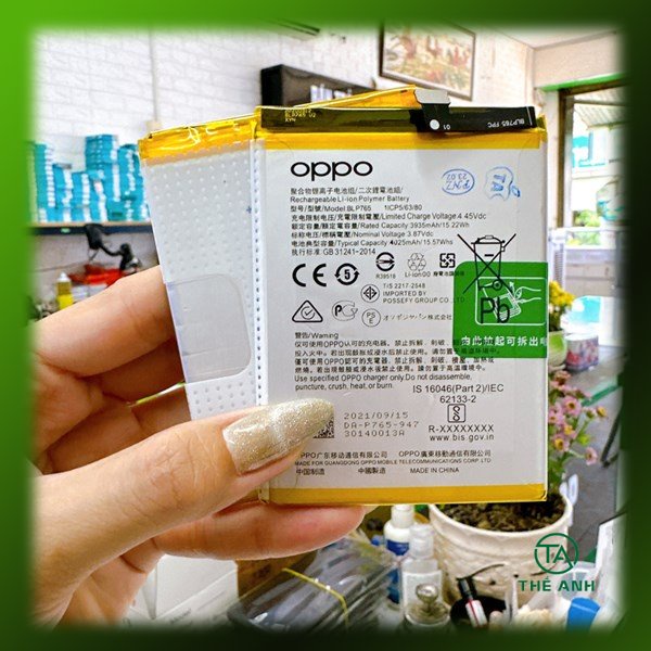 Pin oppo a91 mã blp765 chuẩn chắc khỏe hàng như hình