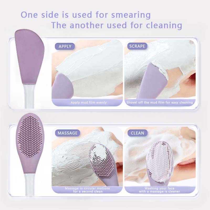 Cọ Silicon Dùng Đắp Mặt Nạ Chăm Sóc Da Tiện Dụng