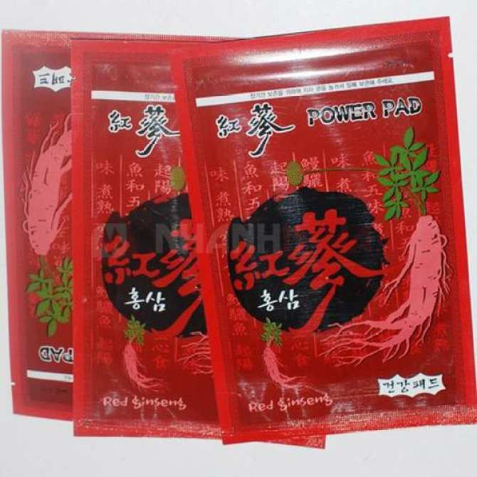 Cao Dán Hồng Sâm Power Pad Hàn Quốc [6miếng/gói]