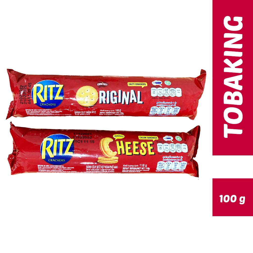 Biskuit Ritz Crackers Original Salty Sandwich Keju Regular Lazada