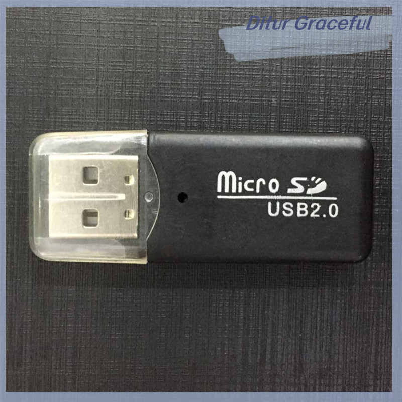 Ditur Hot Mini USB SD/MMC Memory Card Reader 480Mbps For Computer Laptop