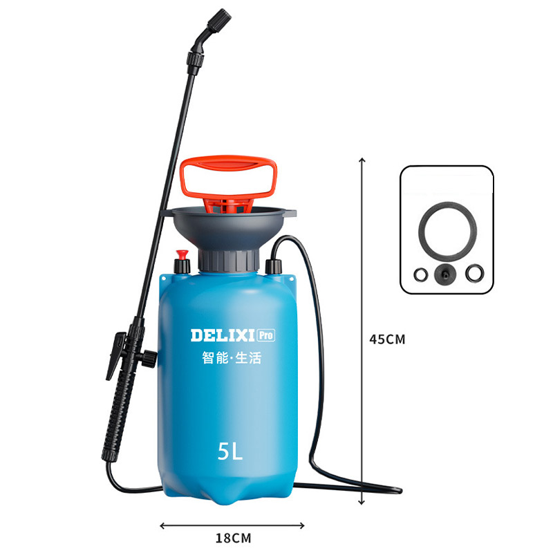 Spray can 5 liters 7L large capacity hand raised pressure watering can home gardening watering glass