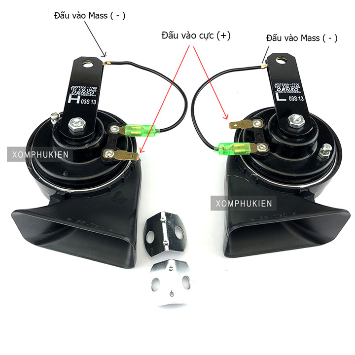Còi Sên Denso 12V Gắn Xe Máy [ 1 Đôi ]