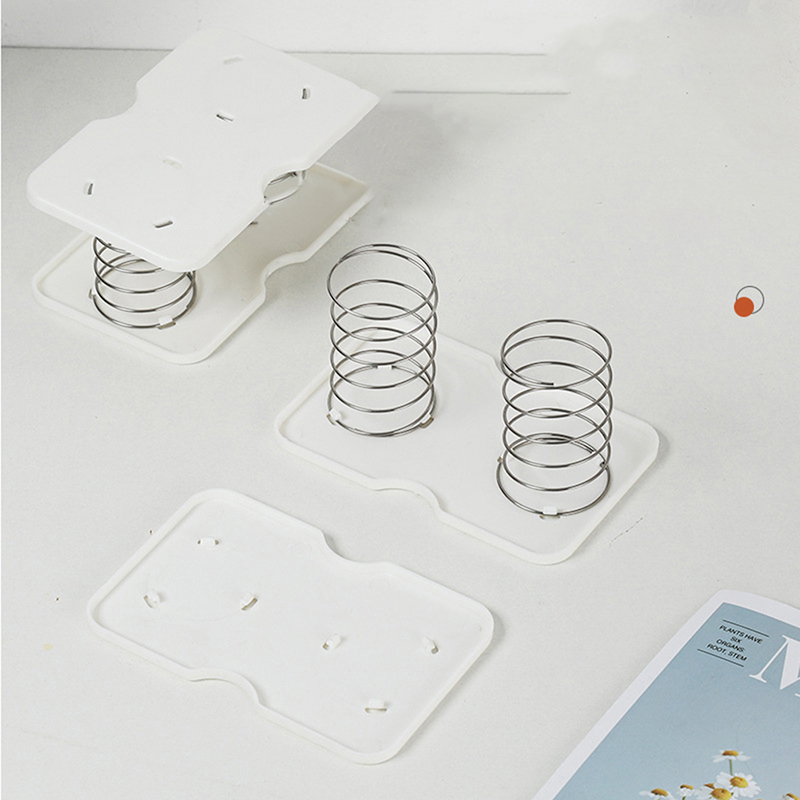 Nofui Creative Spring Tissue Box Presents Spring Support Tissue Spring Bracket Holder