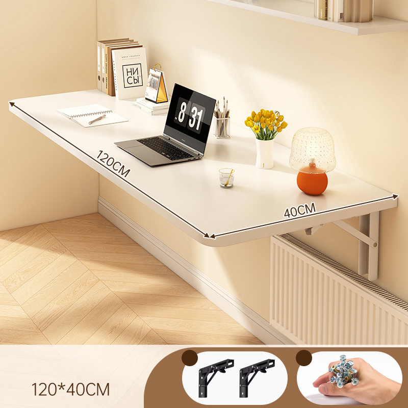Foldable desk wall wall-mounted folding table wall-mounted study table balcony wall-mounted suspended wall side table
