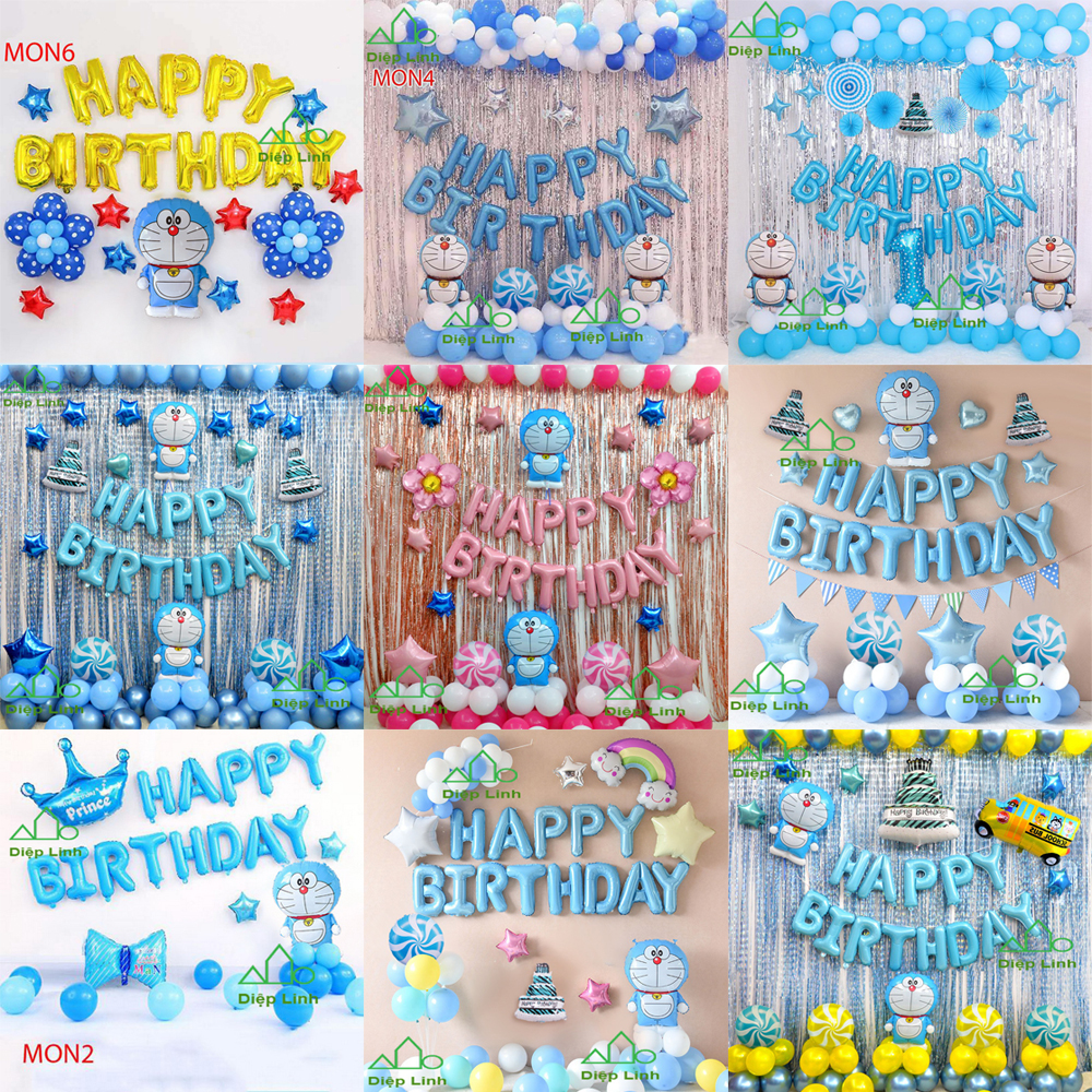 Doremon - Doraemon Birthday Decoration Balloon Set