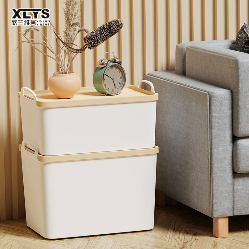 XINLANYASHE [Miễn Phí Vận Chuyển]Hộ gia đình lưu trữ hộp ổ lưu trữ di động Hộp tủ quần áo đựng quần áo hộp tạp phẩm lưu trữ hộp hộp nhựa