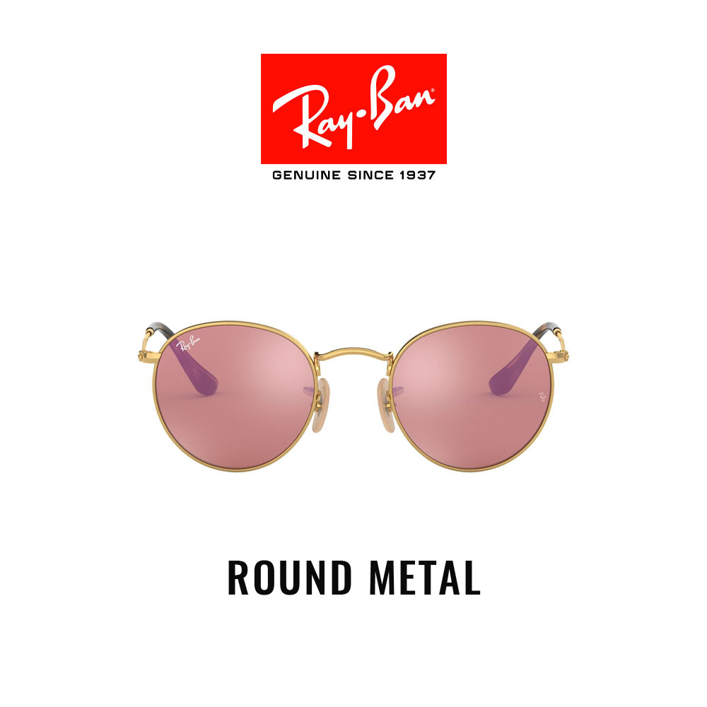 Mắt Kính Ray-Ban Round Metal – RB3447N 001/Z2 -Sunglasses