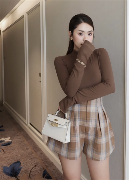 Quần short sọc caro COCOBEBE