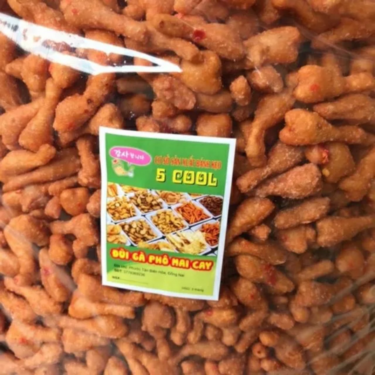Quẩy đùi gà phô mai cay gói 500gr