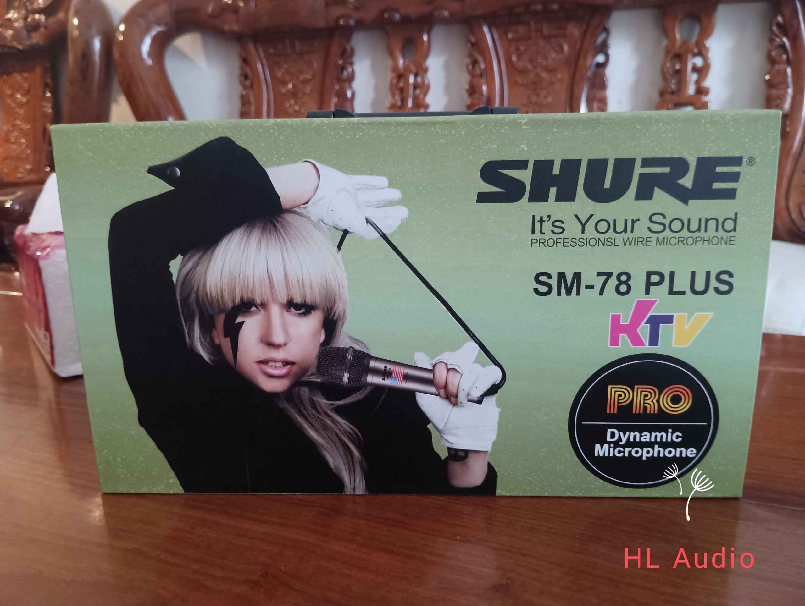 Micro có dây Shure SM-78 Plus chất lượng cao.