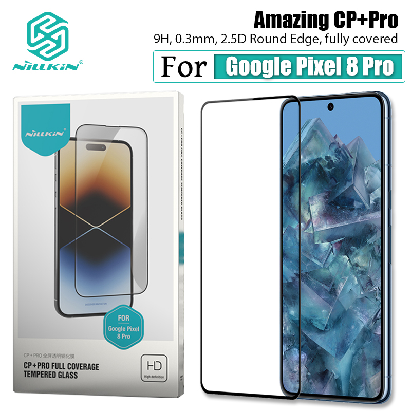 Nillkin 2.5D Full Cover Tempered glass for Google Pixel 8 Pro Screen Protectors CP + Pro Explosion-Proof Protective Tempered Glass Film