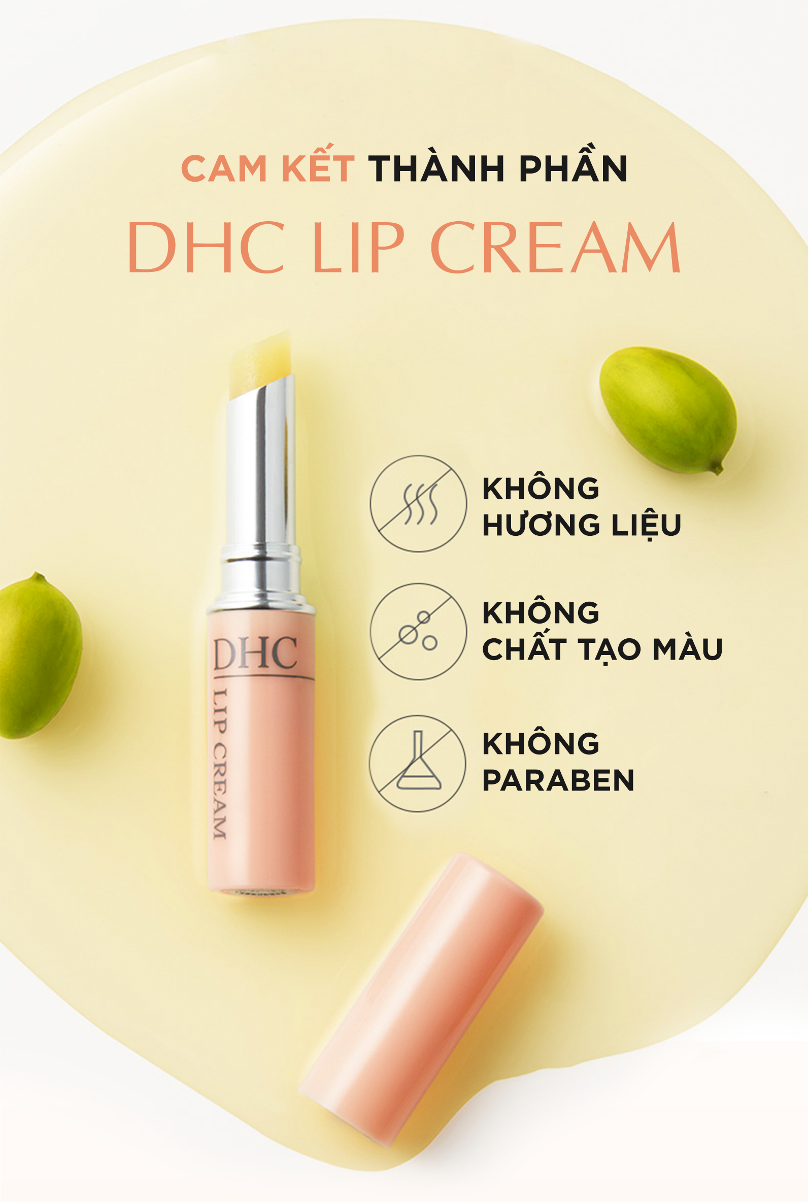 [Hoàn Tiền 15%] Son dưỡng DHC Lip Cream 1.5g