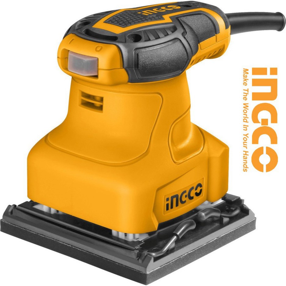 Máy chà nhám INGCO PS2408 240W kèm 5 miếng giấy nhám Máy chà nhám vỏ máy bền bỉ, cách điện tốt,hoạt động mạnh mẽ