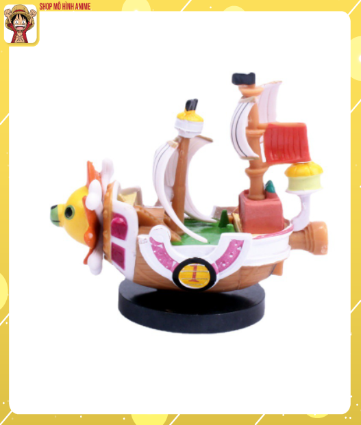 Mô Hình Thuyền One Piece, Thuyền Thousand Sunny Cao 9cm, Mô Hình Decor Trang Trí, Bộ Sưu Tập Nhân Vật