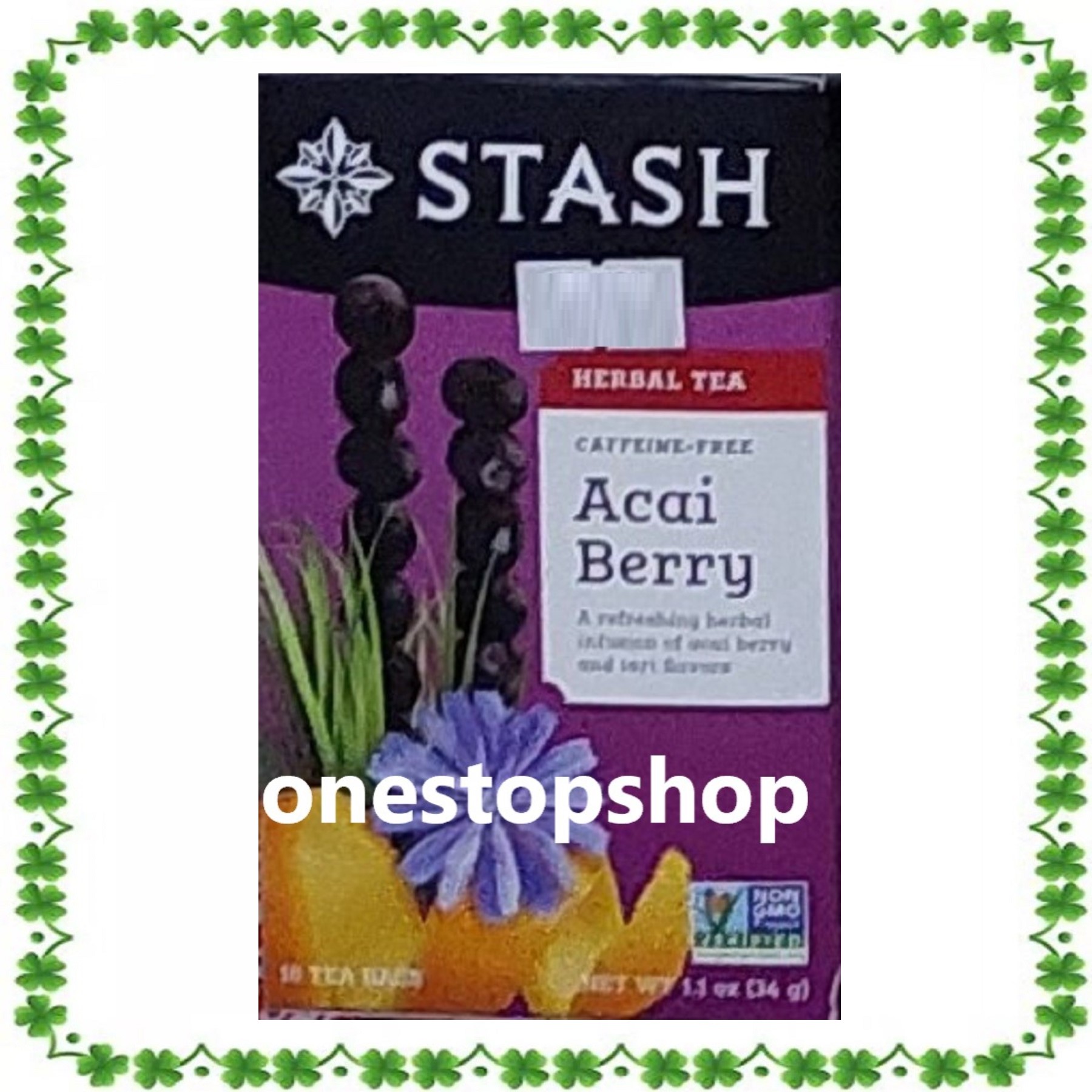 Stash Herbal Tea Caffeine Free Acai Berry 34G 18 Teabags Lazada PH