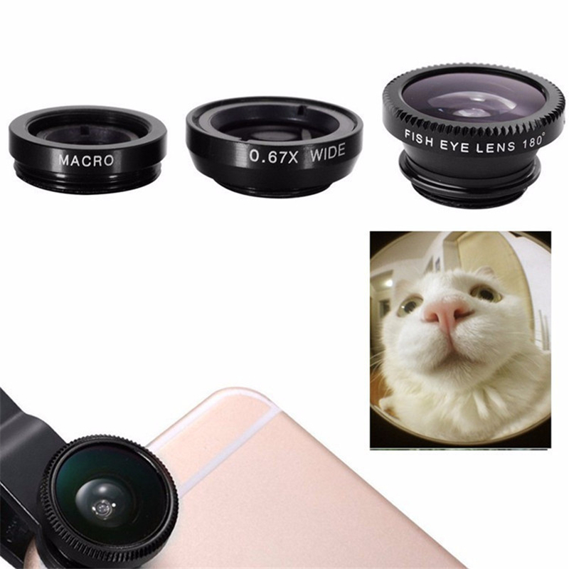 NEW%20Wide%20Angle%20Mobile%20Phone%20Camera%20Lens%20Fish%20Eye%20Macro%20Lens%20for%20Iphone%207%208%20Plus%20Xr%20Universal%203%20In%201%20Lens%20Cover%20-%20Image%204