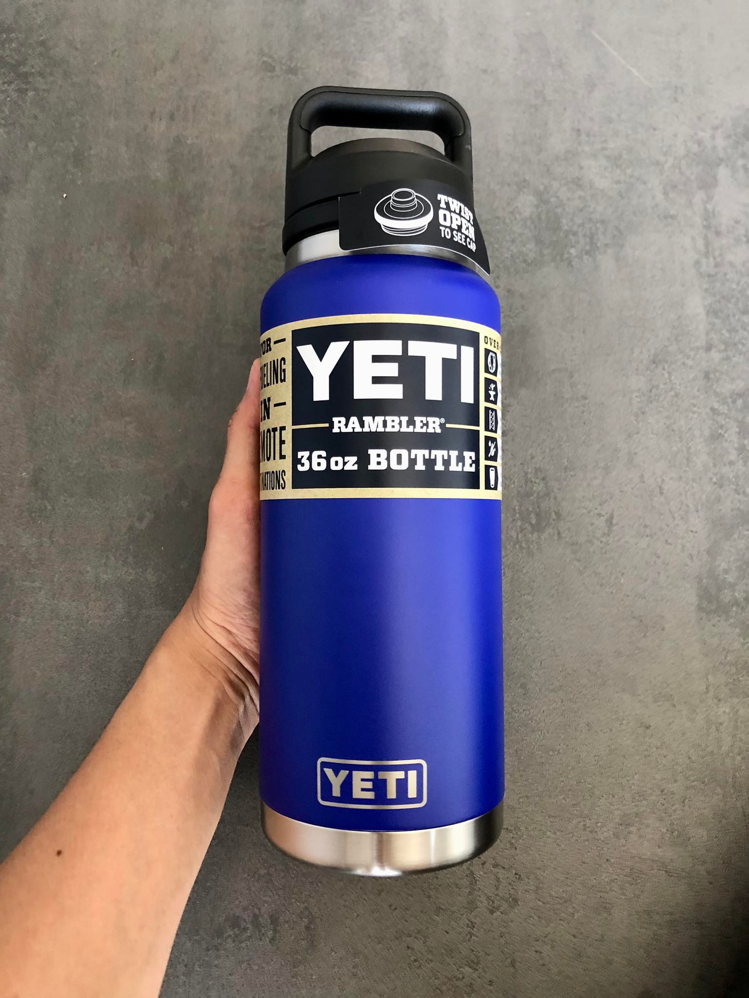 [Hanie Home] Bình giữ nhiệt YETI chính hãng - Bottle 36oz (1.09L) With Chugcap ~
