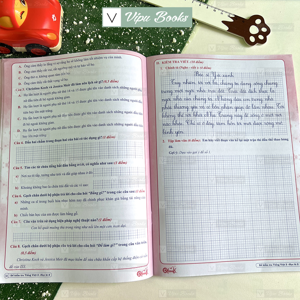 Sách - Đề Kiểm Tra Tiếng Việt Lớp 3 - Học Kì 2