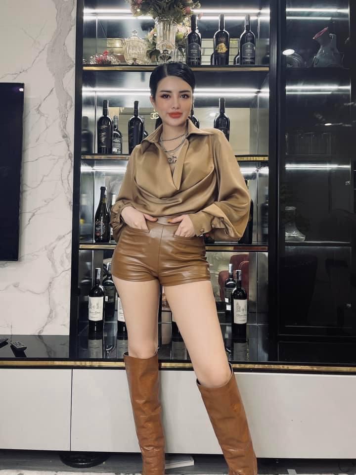 ÁO SƠ MI TAY PHỒNG CỔ ĐỖ VẢI LỤA SATIN CAO CẤP
