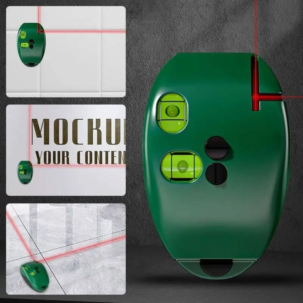 Ma thuật Chuột đứng cấp dây đeo ngang hồng ngoại góc phải ống bọt nước chuyên nghiệp Độ chính xác cao 2 dòng cấp độ Thiết bị đo
