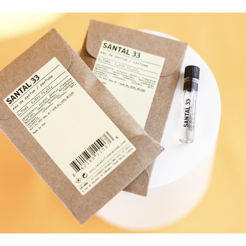 [AUTH 1000%] Sample mẫu thử Vial Nước Hoa Le Labo Santal 33