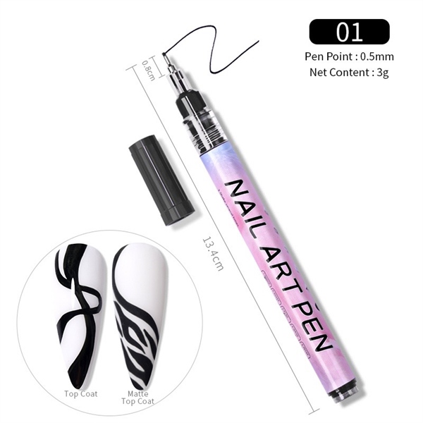 Bút gel vẽ móng bút trang trí móng