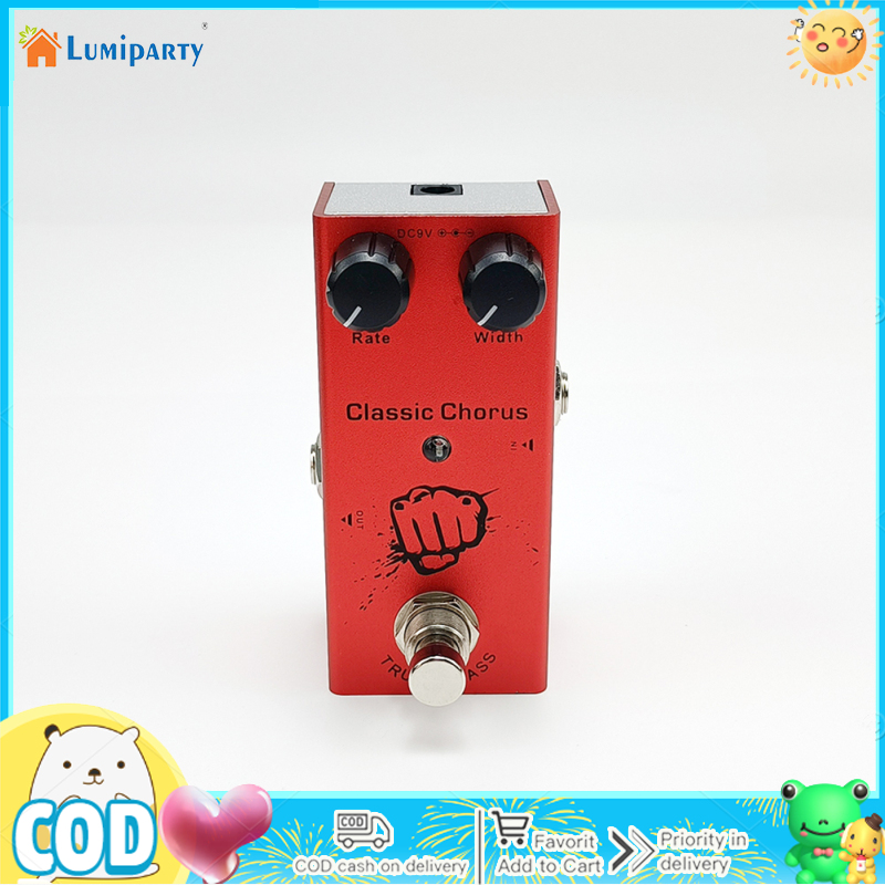 Electric Guitar Pedal Vintage Overdrive/distortion Crunch/distortion/tremolo/classic Chorus/digital Delay