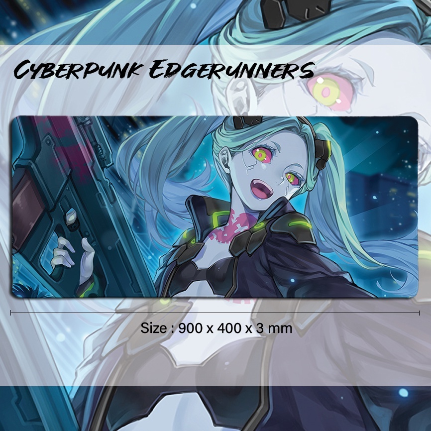 900mm*400mm Edgerunners Cyberpunk Gaming Mouse Pad