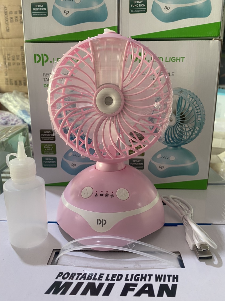 Quạt phun sương để bàn dp-7623