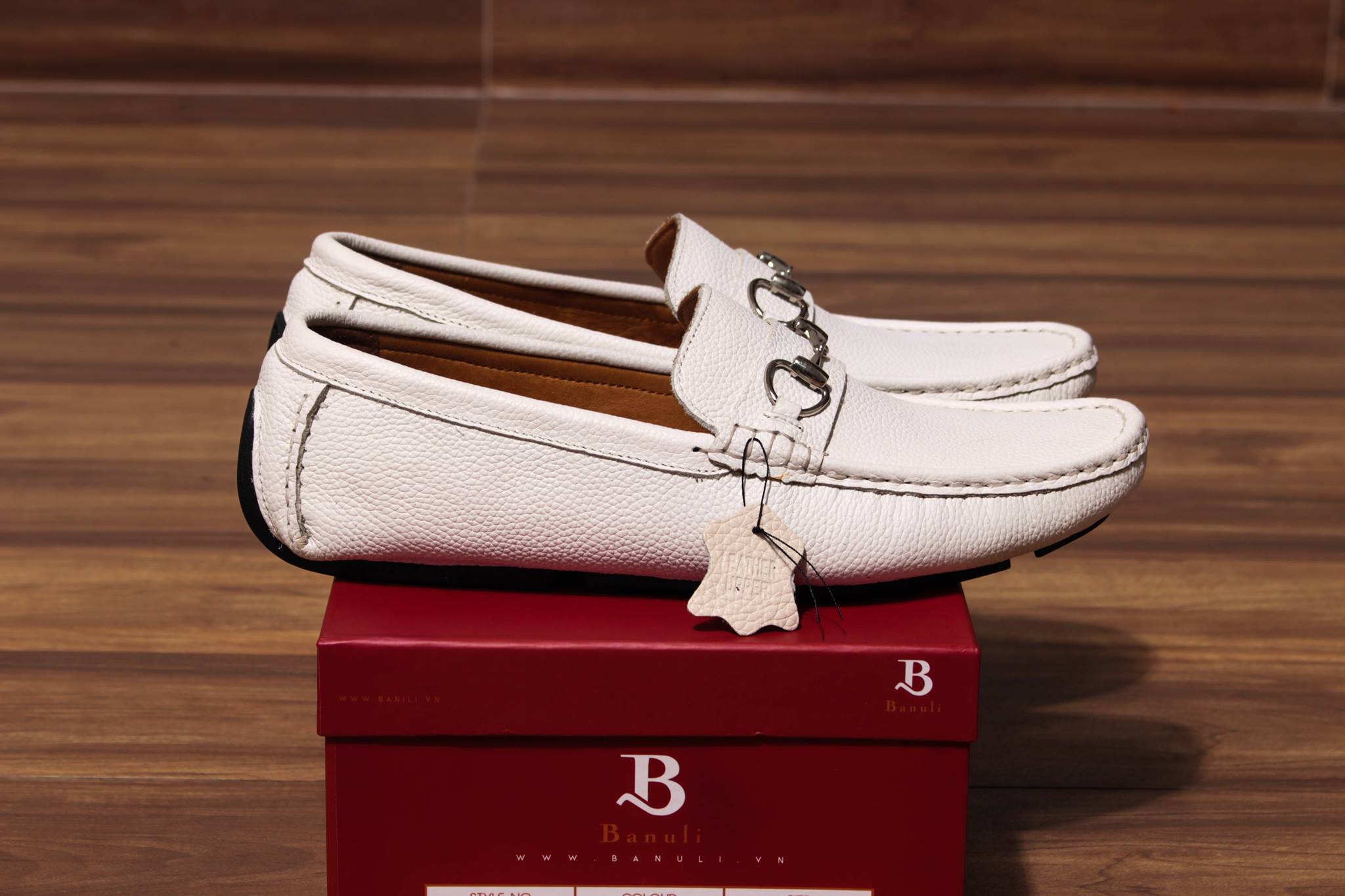Giày Lười Banuli Nam Da C8ML2T0 - Kiểu Slip-Ons (Moccasins construction)