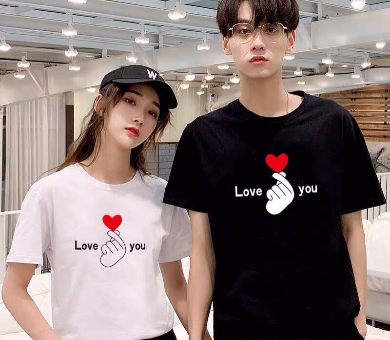 ÁO ĐÔI NAM NỮ TIM LOVE SIÊU ĐẮNG YÊU